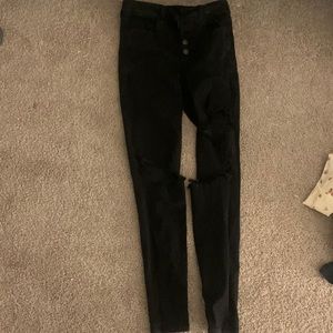 Black American eagle jeans